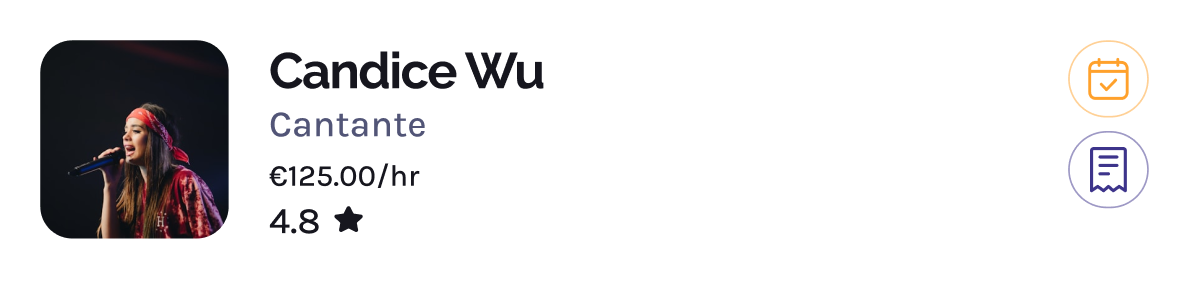 myShift banner UI singer